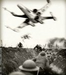 Xwing over the trenches